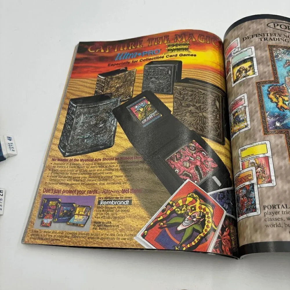 1995 THE DUELIST DECKMASTER MAGAZINE #7‎ Includes Mark Tedin Art Poster